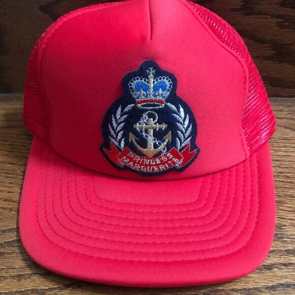 Vintage Princess Marguerite Cruise Ship Snapback Trucker Cap Hat One Size VTG - Picture 1 of 5